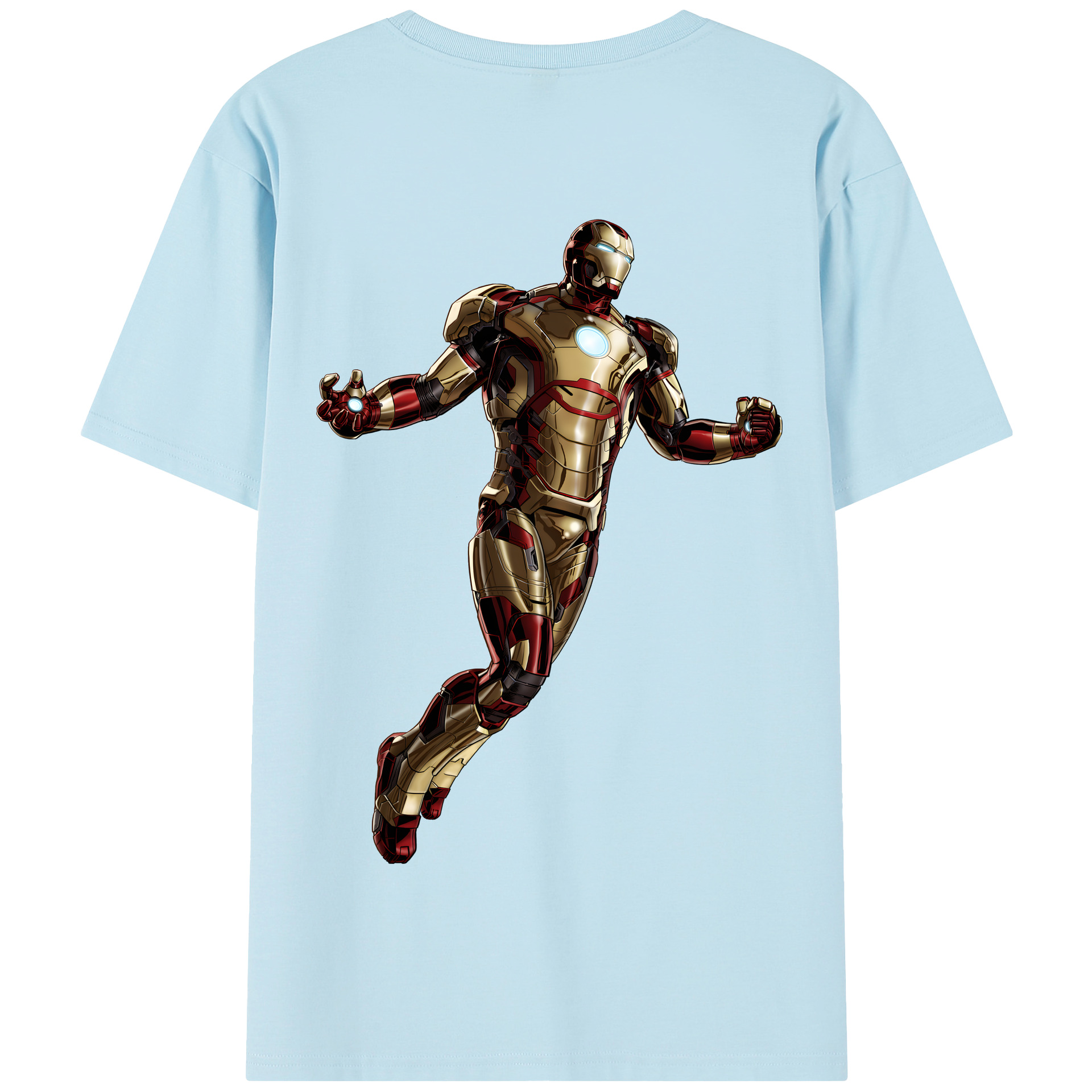 （画像用） アベンジャーズ The Avengers 綿100％半袖Tシャツ（背面プリント）